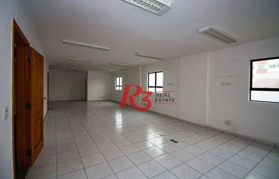 Sala para alugar, 90 m² por r$ 3.900/pacote mensal - vila mathias - santos/sp