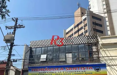 Sala para alugar, 182 m² por r$ 5.470,00/mês - vila matias - santos/sp