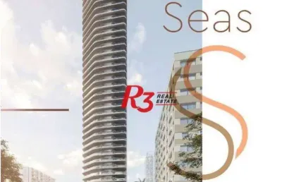 Apartamento à venda, 501 m² por r$ 11.900.000,00 - ponta da praia - santos/sp