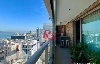 Apartamento à venda, 88 m² por r$ 1.700.000,00 - aparecida - santos/sp