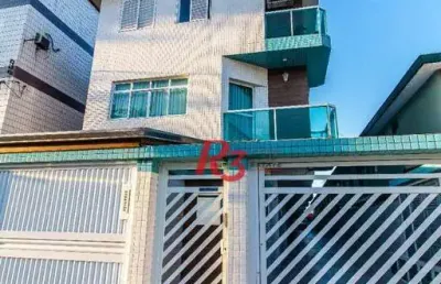 Sobrado com 3 dormitórios à venda, 140 m² por r$ 730.000,00 - estuário - santos/sp