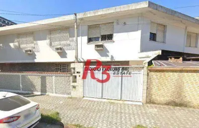 Sobrado, 157 m² - venda por r$ 980.000,00 ou aluguel por r$ 6.250,00/mês - aparecida - santos/sp