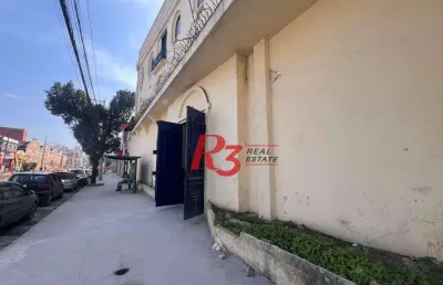 Salão para alugar, 1000 m² por r$ 10.000,00/mês - centro - santos/sp