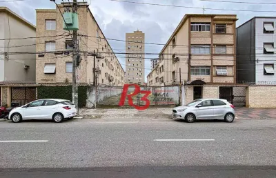 Terreno, 735 m² - venda por r$ 2.400.000,00 ou aluguel por r$ 25.000,00/mês - aparecida - santos/sp