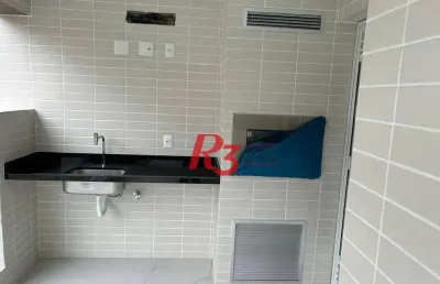 Apartamento com 2 dormitórios à venda, 87 m² por r$ 1.280.000,00 - gonzaga - santos/sp