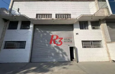 Galpão à venda, 550 m² por r$ 4.500.000,00 - macuco - santos/sp