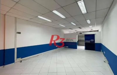 Loja para alugar, 82 m² por r$ 4.430,01/mês - centro - santos/sp