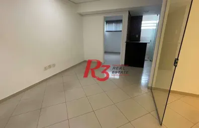 Conjunto para alugar, 118 m² por r$ 2.500,02/mês - centro - santos/sp