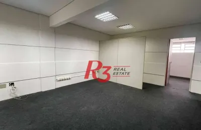 Conjunto para alugar, 118 m² por r$ 2.500,02/mês - centro - santos/sp