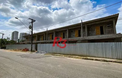 Sobrado com 3 dormitórios à venda, 85 m² por r$ 680.000,00 - parque da montanha - santos/sp