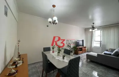 Apartamento á venda 2 quartos  dependência completa  1vg  quadra da praia da pompéia.
