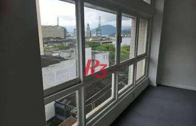 Sala para alugar, 100 m² por r$ 3.500,00/mês - centro - santos/sp