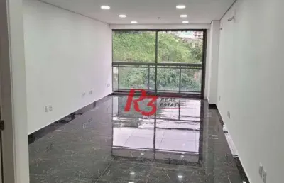 Sala à venda, 42 m² por r$ 250.000,00 - valongo - santos/sp