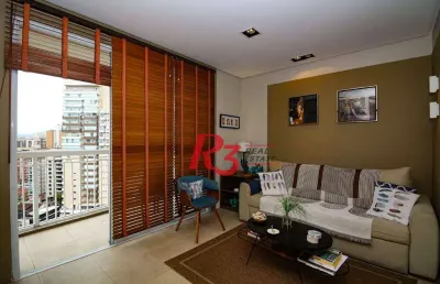 Apartamento à venda, 98 m² por r$ 1.530.000,00 - gonzaga - santos/sp