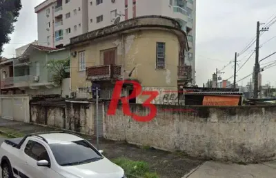 Terreno para alugar, 268 m² por r$ 10.000,00/mês - campo grande - santos/sp