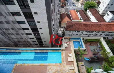 Apartamento com 2 dormitórios à venda, 63 m² por r$ 669.000,00 - campo grande - santos/sp