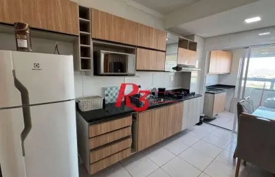 Apartamento, 55 m² - venda por r$ 540.000,00 ou aluguel por r$ 4.950,00/mês - macuco - santos/sp