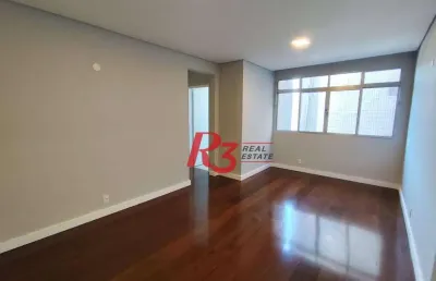 Apartamento à venda, 90 m² por r$ 490.000,00 - campo grande - santos/sp