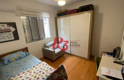 Apartamento com 2 dormitórios à venda, 64 m² por r$ 405.000,00 - marapé - santos/sp