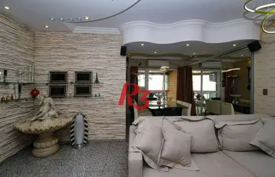 Apartamento à venda, 118 m² por r$ 1.580.000,00 - boqueirão - santos/sp