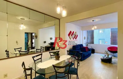Apartamento à venda, 57 m² por r$ 460.000,00 - josé menino - santos/sp