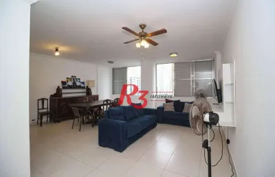 Apartamento com 3 dormitórios à venda, 110 m² por r$ 660.000,00 - josé menino - santos/sp