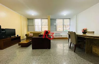 Apartamento com 2 dormitórios, 109 m² - venda por r$ 550.000,00 ou aluguel por r$ 4.950,00/mês - josé menino - santos/sp