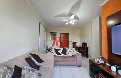 Apartamento com 2 dormitórios à venda, 94 m² por r$ 532.000,00 - marapé - santos/sp