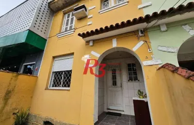Casa com 3 dormitórios à venda, 154 m² por r$ 1.100.000,00 - vila belmiro - santos/sp
