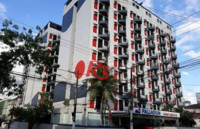 Flat com 1 dormitório à venda, 36 m² por r$ 266.000,00 - centro - são vicente/sp