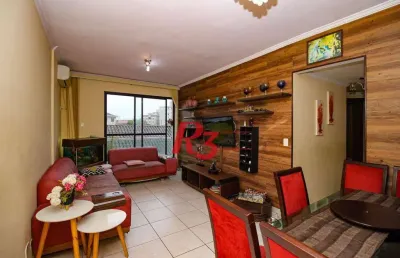 Apartamento à venda, 82 m² por r$ 550.000,00 - embaré - santos/sp