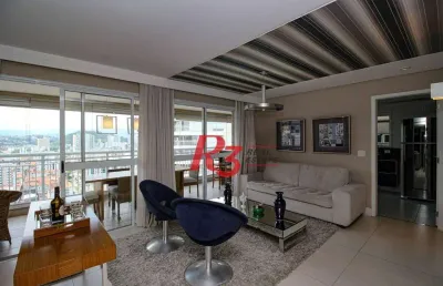 Apartamento com 2 dormitórios à venda, 131 m² por r$ 1.950.000,00 - gonzaga - santos/sp