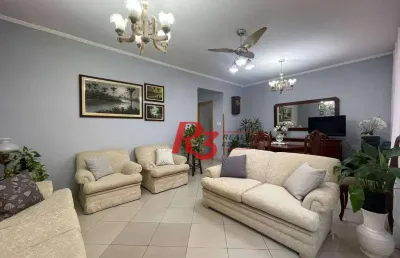 Apartamento, 140 m² - venda por r$ 1.120.000,00 ou aluguel por r$ 9.735,00/mês - josé menino - santos/sp