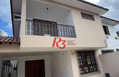 Sobrado com 3 quartos à venda, 260 m² por r$ 800.000 - centro - são vicente/sp