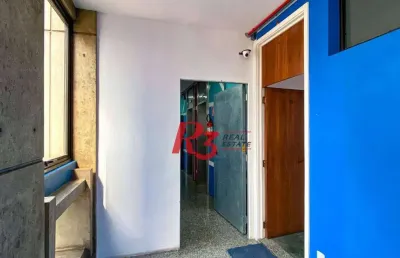 Sala para alugar, 100 m² por r$ 6.200,02/mês - gonzaga - santos/sp