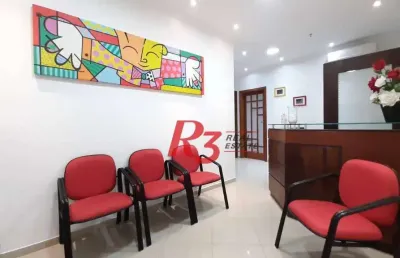 Sala, 58 m² - venda por r$ 530.000,00 ou aluguel por r$ 4.000,00/mês - aparecida - santos/sp