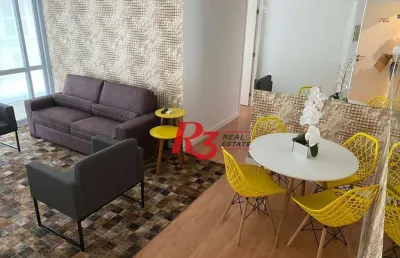 Apartamento à venda, 80 m² por r$ 1.100.000,00 - gonzaga - santos/sp