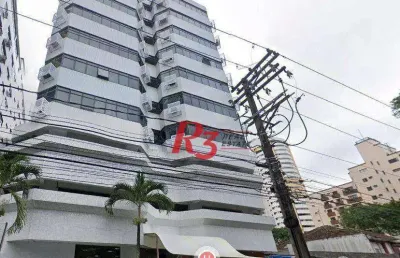 Sala, 56 m² - venda por r$ 400.000,00 ou aluguel por r$ 3.400,00/mês - pompéia - santos/sp