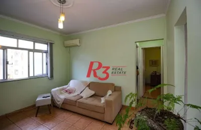 Apartamento à venda, 60 m² por r$ 385.000,00 - gonzaga - santos/sp