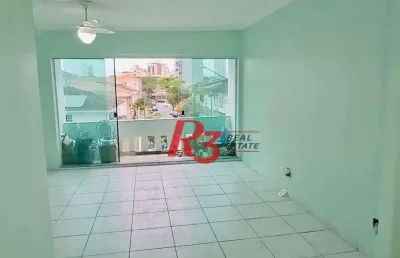 Apartamento à venda, 120 m² por r$ 490.000,00 - boqueirão - santos/sp
