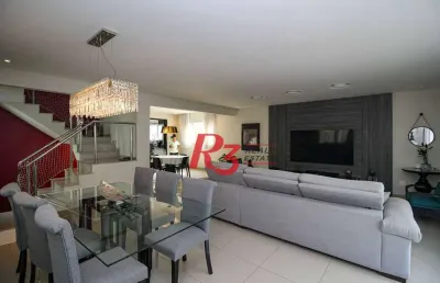 Casa com 4 dormitórios à venda, 240 m² por r$ 2.600.000,00 - ponta da praia - santos/sp