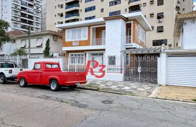 Sobrado para alugar, 300 m² por r$ 19.000,00/mês - ponta da praia - santos/sp