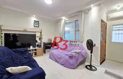 Casa à venda, 100 m² por r$ 890.000,00 - aparecida - santos/sp
