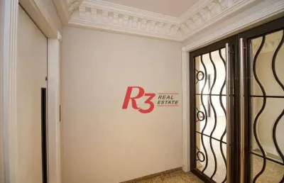 Apartamento com 4 dormitórios para alugar, 377 m² por r$ 16.444,31/mês - gonzaga - santos/sp