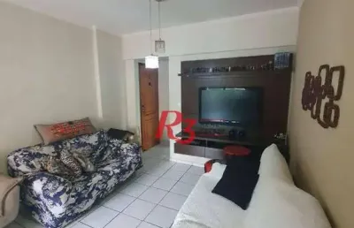 Apartamento à venda, 90 m² por r$ 425.000,00 - marapé - santos/sp