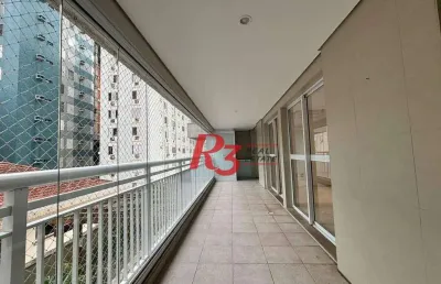 Apartamento garden à venda, 147 m² por r$ 1.550.000,00 - gonzaga - santos/sp