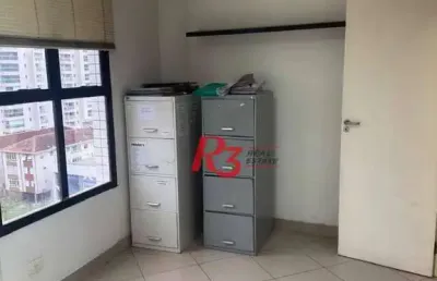Sala para alugar, 63 m² por r$ 5.500,00/mês - aparecida - santos/sp