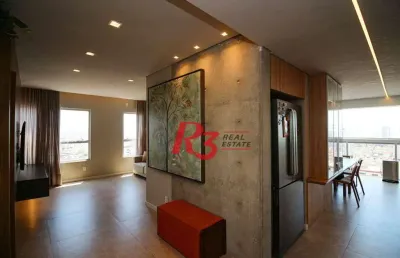 Apartamento à venda, 74 m² por r$ 1.080.000,00 - embaré - santos/sp