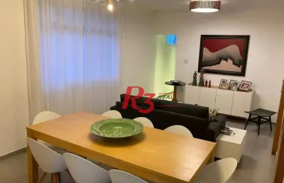 Apartamento com 3 dormitórios à venda, 110 m² por r$ 740.000,00 - boqueirão - santos/sp