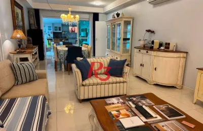 Apartamento para alugar, 232 m² por r$ 29.000,02/mês - aparecida - santos/sp